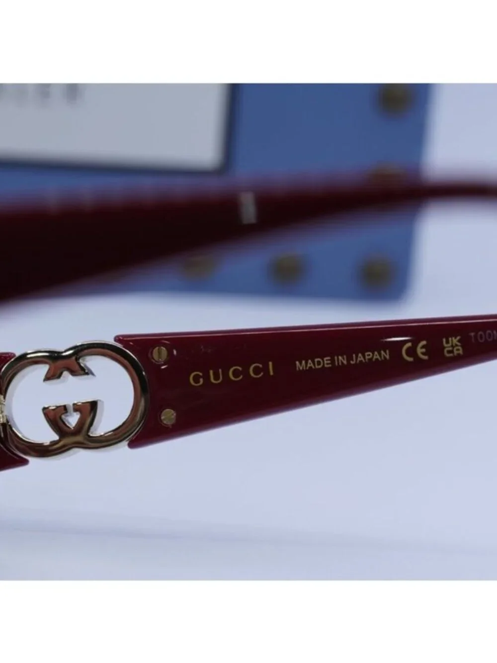 Gucci GG1825O 003 Cat Eye Eyeglasses - Bordeaux 54mm